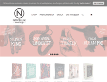 Tablet Screenshot of novellix.se